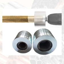 2 Full-Metal Copper Pipe Cleaner, Tube Cleaning Brush For Drill With Replacea US