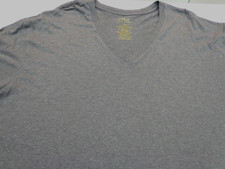 Polo Ralph Lauren Men's Gray - Red Pony V-neck T Shirt Size Large