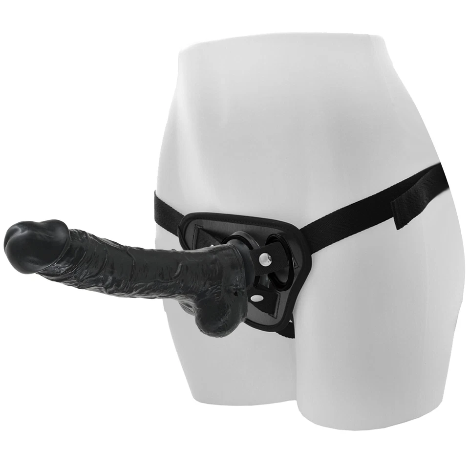 Sex Toys for Women Lesbians G-Spot Dildo Anal Strap On Harness Adjustable Pants - Image 3 of 4