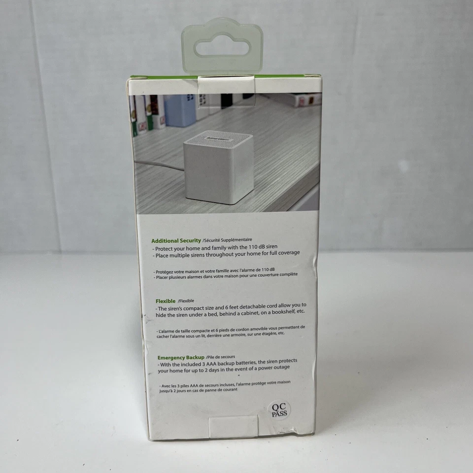 New iSmartAlarm Satellite Siren AS3 110db Adjustable Volume Alexa Compatible - Image 3 of 4