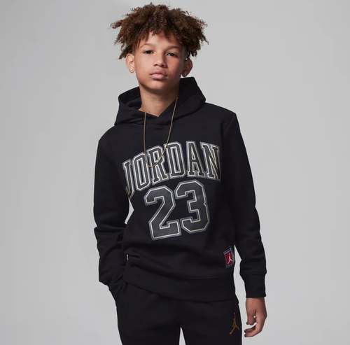Felpa Ragazzo Jordan HBR Hoodie - Nero
