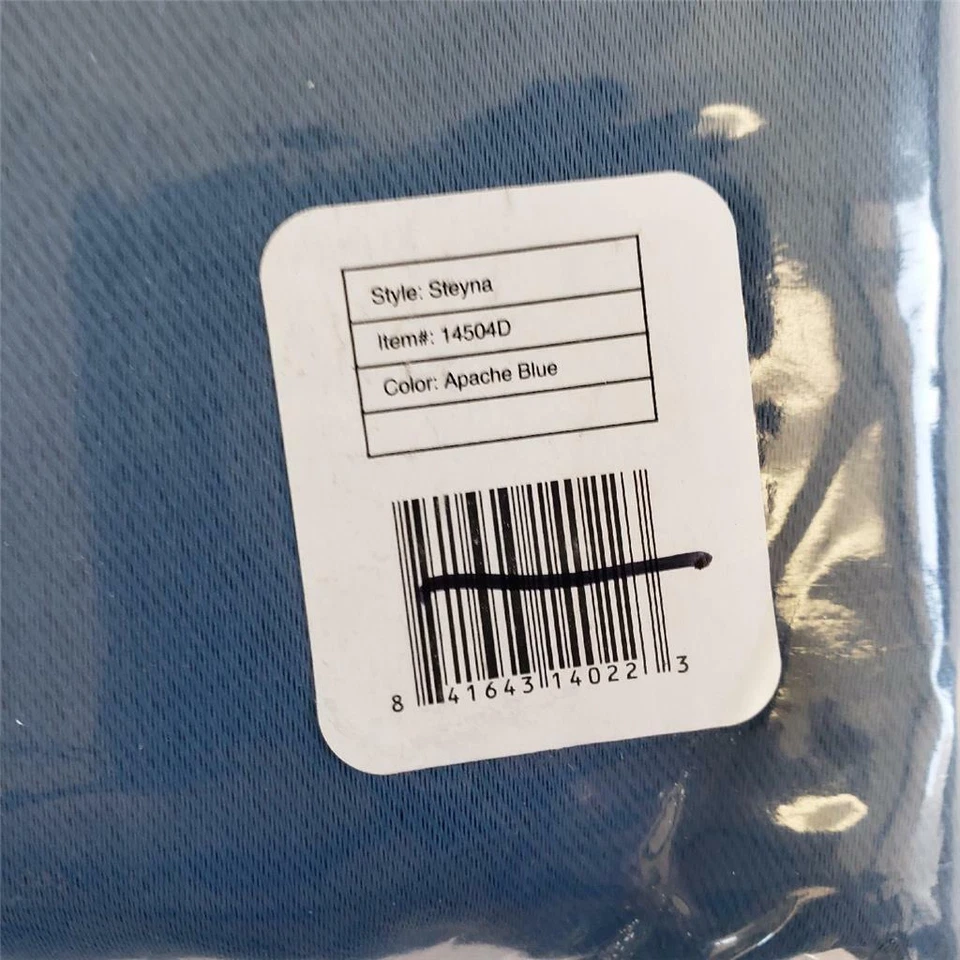 = Panel de ojal oscurecimiento de habitación Duck River azul apache Steyna 14504D Foto 3 de 3