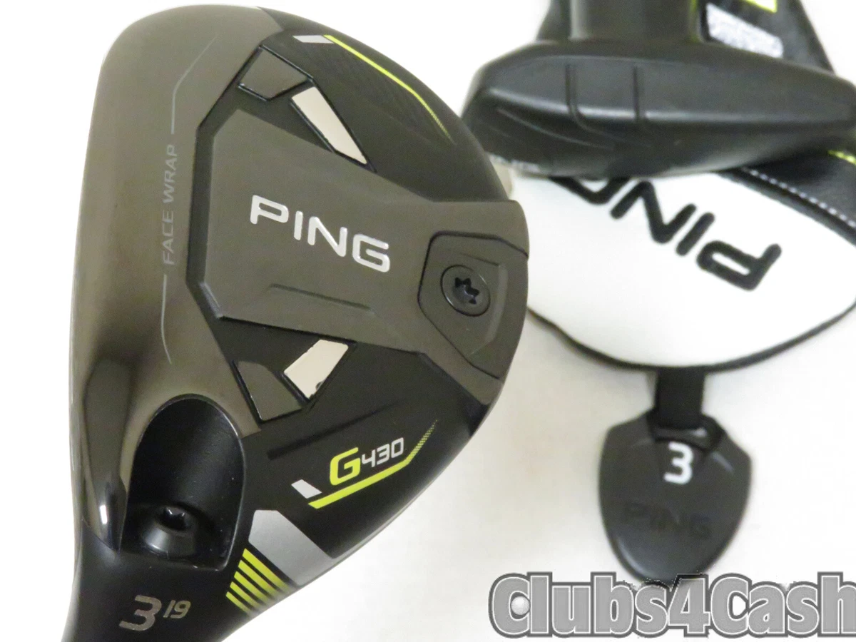 PING G430 Hybrid 19° 3H HZRDUS Smoke Red RDX 80 6.0 Stiff +Cover LEFT LH MINT