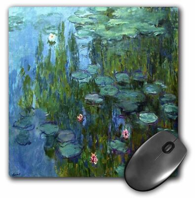 3dRose Monets Water Lillies Painting MousePad