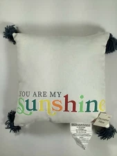 You Are My Sunshine White Decorative Pillow (2 Pack) NEW! NWT