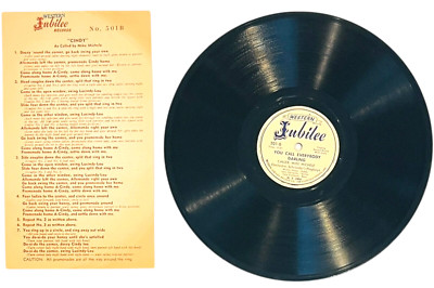 Schroeder's Playboys - Cindy / You Call Everybody Darling - Western Jubilee 501