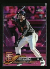 2018 Topps Chrome Pink Refractor Miguel Gomez #13 San Francisco Giants