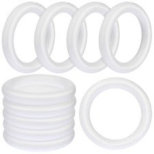10 Pcs Craft Rings Wreath Foam Child Hoops for Polystyrene Circle