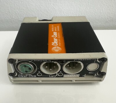 Clear-Com Model 501 Single Channel Intercom Belt Pack- Preowned | eBay