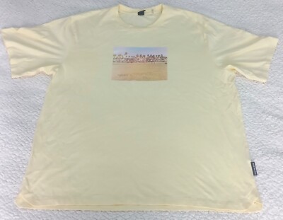 Moose knuckles relaxed fit printed pima cotton jersey t-shirt oka polaroid Sz XL