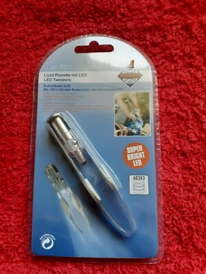 PEBARO PZ52 Modeling/Electronics Tweezers with LED Light