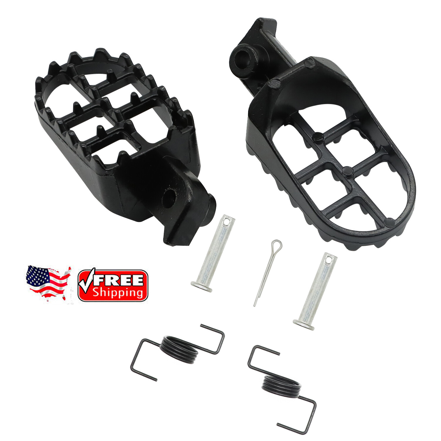 Aluminum Foot Pegs Rest For Yamaha PW50 PW80 TW200 Honda XR/CRF 50/70