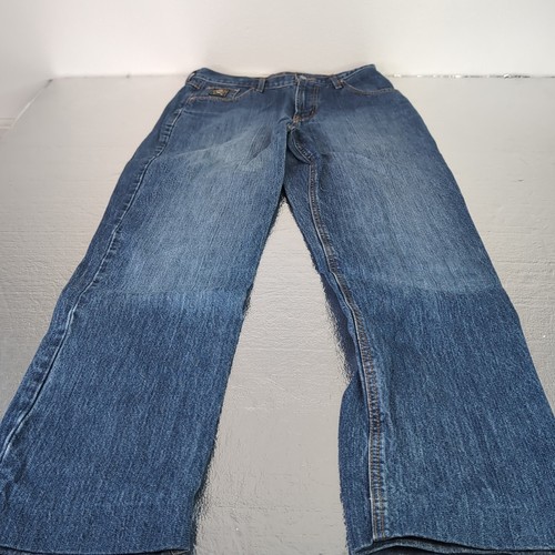 Cinch Men's Denim Jeans Green Label 33X33 Faded Hemmed - Picture 7 of 17