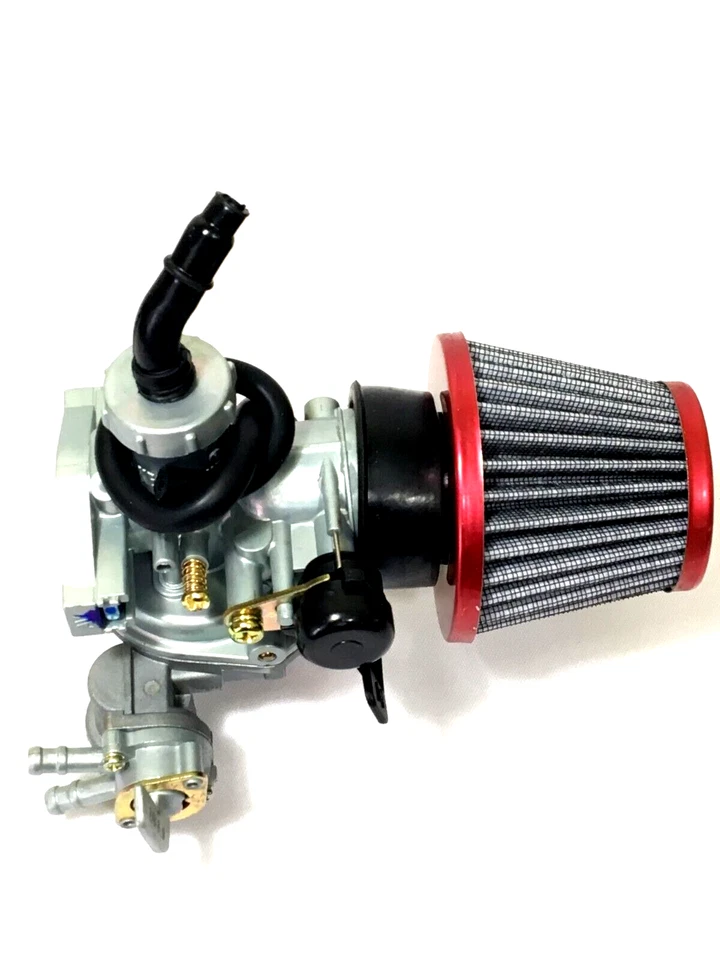 Carburador y filtro de aire para Honda TRX125 Fourtrax ATV 1985-1986-1987-1988 Foto 2 de 4