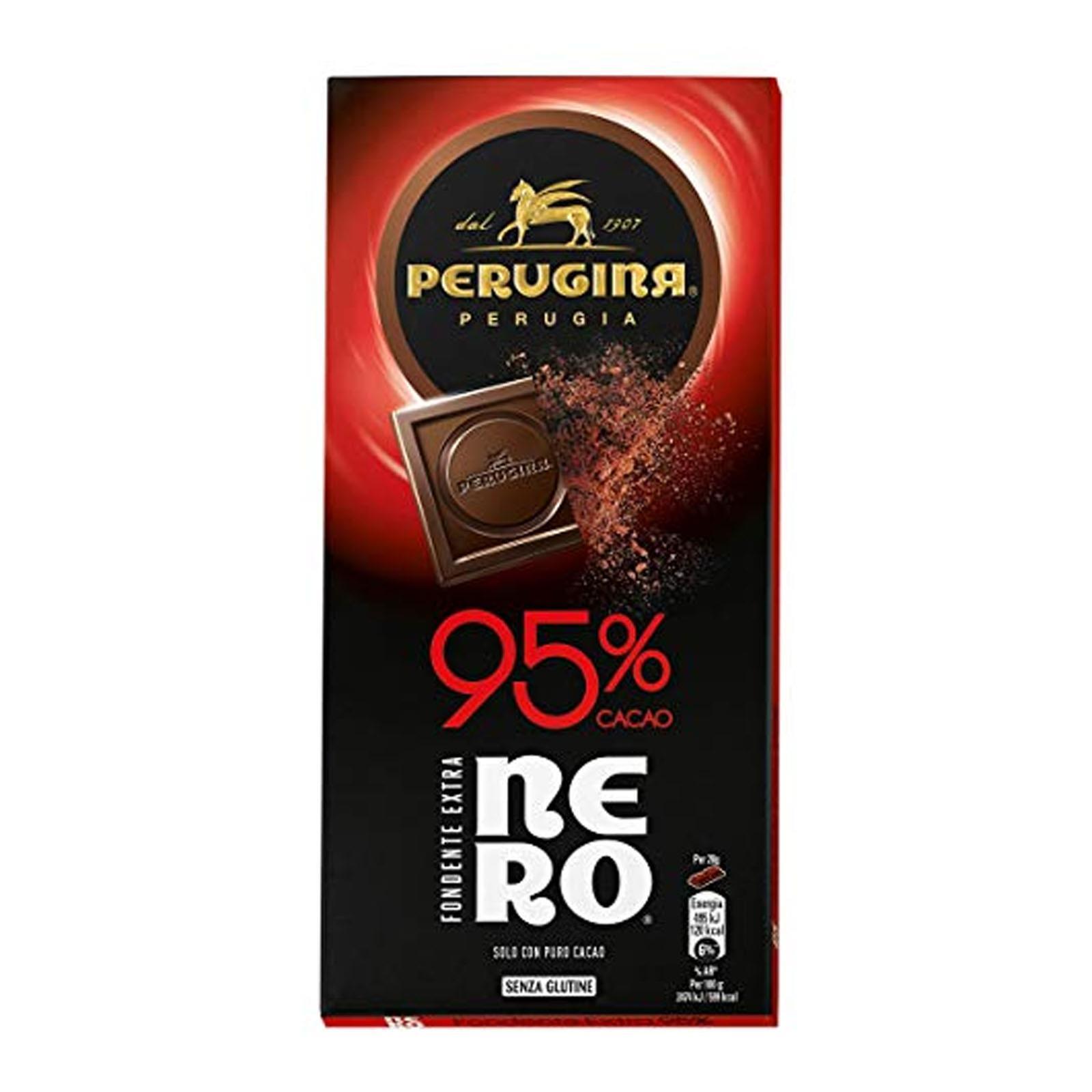 Tavoletta Cioccolato Fondente 95% Nero Perugina 85 gr Extra Fondente