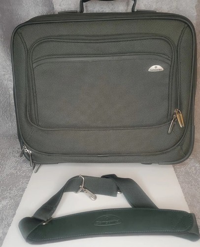 Samsonite Rolling Briefcase Carry On Laptop Bag Overnight Business Travel Case - Picture 17 of 17