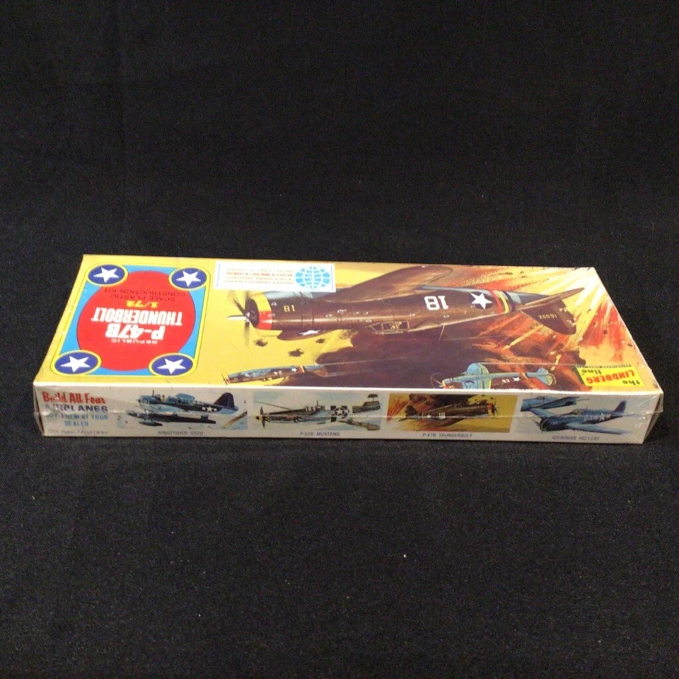 Brand New Sealed P-47B THUNDERBOLT Vintage Lindberg Kit 592 1/72 Scale (1974) - Image 4 of 4