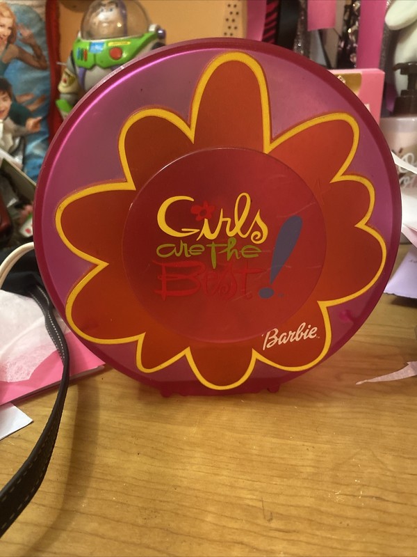 Barbie Portable Lamp “Girls Are The Best!” Vintage The Light Works