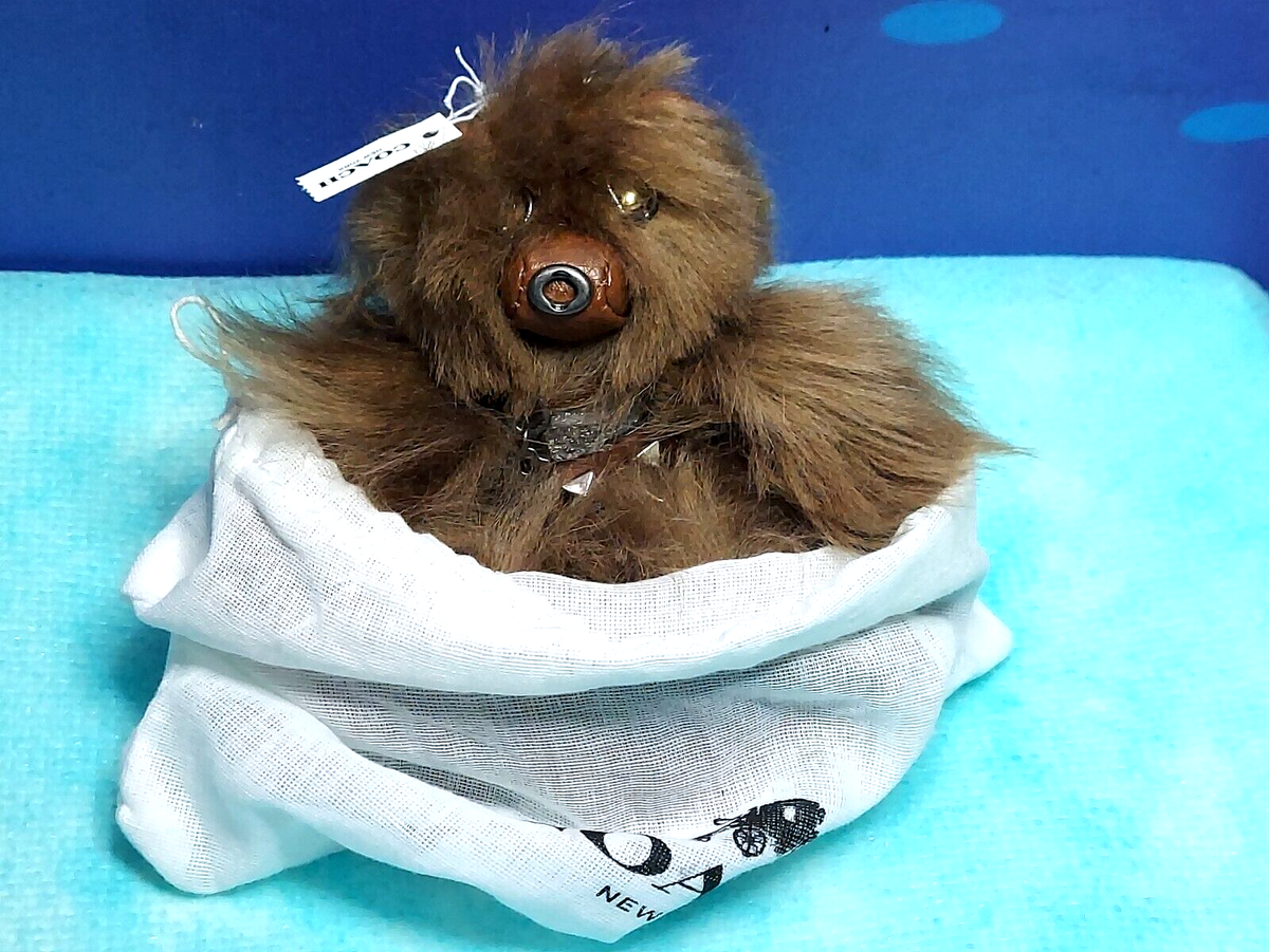 STAR WARS x COACH Limited FURRY CHEWBACCA Bear Bag Charm/ Key Ring