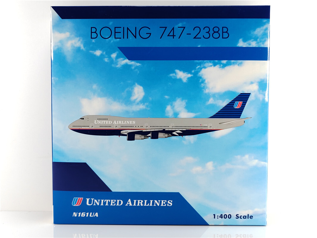 1:400 Phoenix UNITED AIRLINES BOEING B747-200 Airplane Diecast