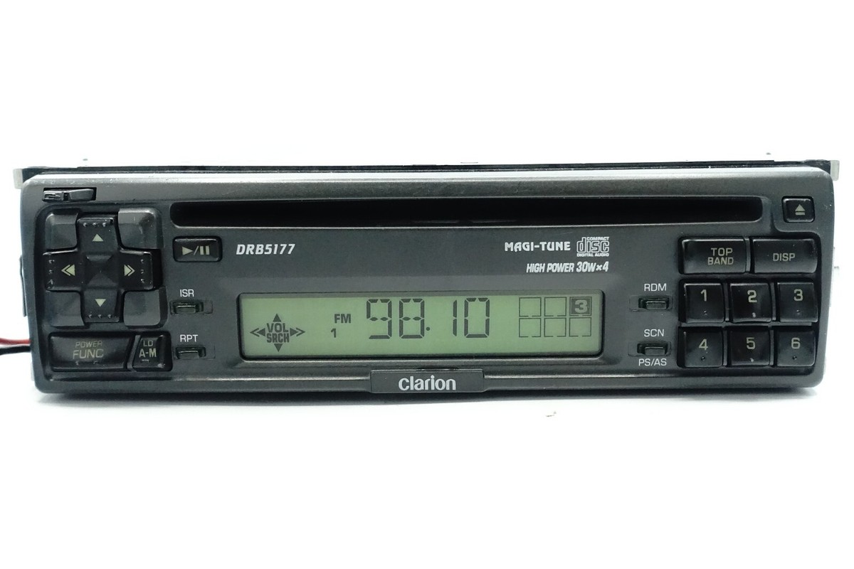 Clarion DRB5177 CD Car Stereo Includes Accessories Old school 1995