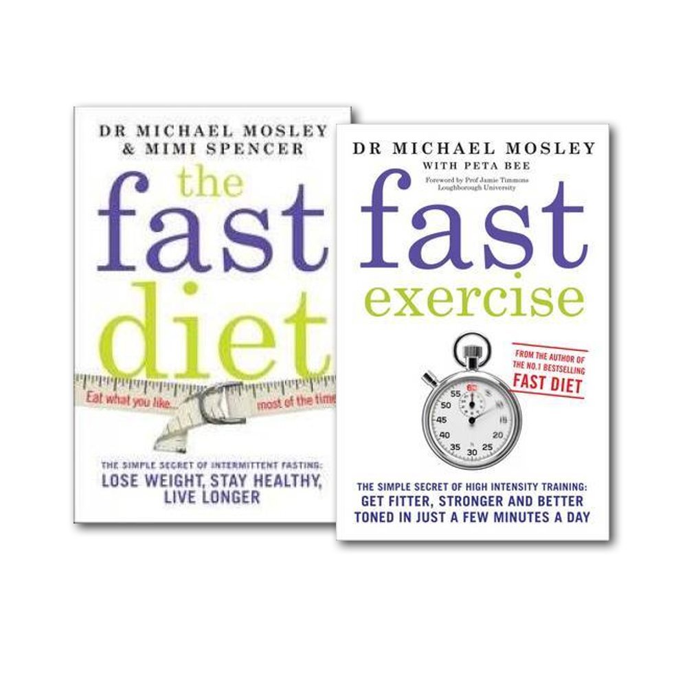 Fast Diet Exercise 2 Books Collection Set Michael Mosley Fast Exercise Fast Diet