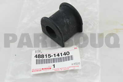 4881514140 Genuine Toyota BUSH, FRONT STABILIZER BAR, NO.1 48815