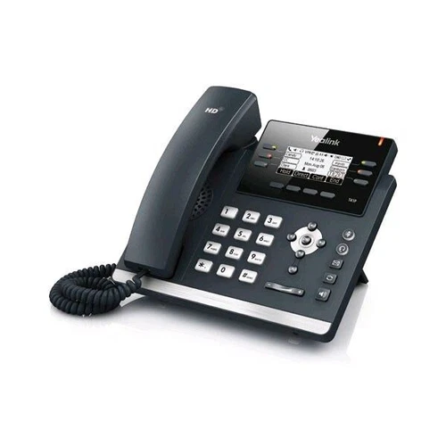 Téléphone Yealink T41P SIP VoIP PoE 3 comptes SIP - avec alimentation secteur