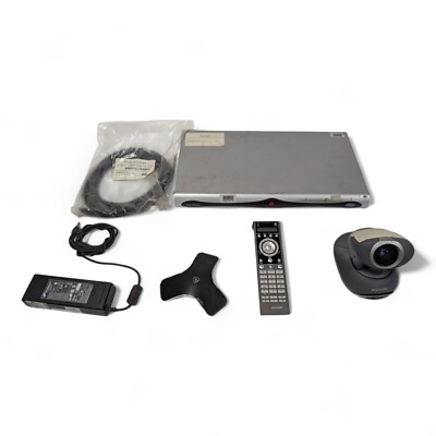 Polycom VSX7000e Codec, Mic, Remote, Cables, with Camera