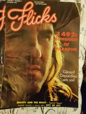 Flicks October 1992 ~ Gerard Depardieu - '1492: Conquest Of Paradise'