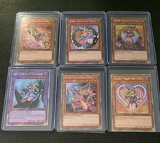 6 Dark Magician Girl Set Platinum Secret Quarter Century Alt Art NM YuGiOh TCG
