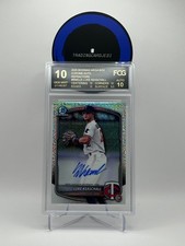2025 Bowman Mega Box Chrome BMA-LK Luke Keaschall RC auto FCG 10