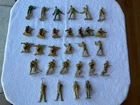 Marx original tan WWII Battleground playset GIs soldiers