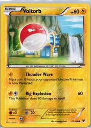 Voltorb 21/108 Reverse Holo XY - Roaring Skies Pokemon TCG