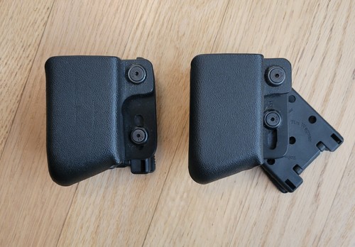 2 Bladetech Signature Mag Pouch Pro's per Glock 10/45acp in nero regolabile - Foto 1 di 3