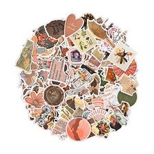 150pcs Vintage Scrapbook Stickers,Waterproof Aesthetic Sticker, DIY