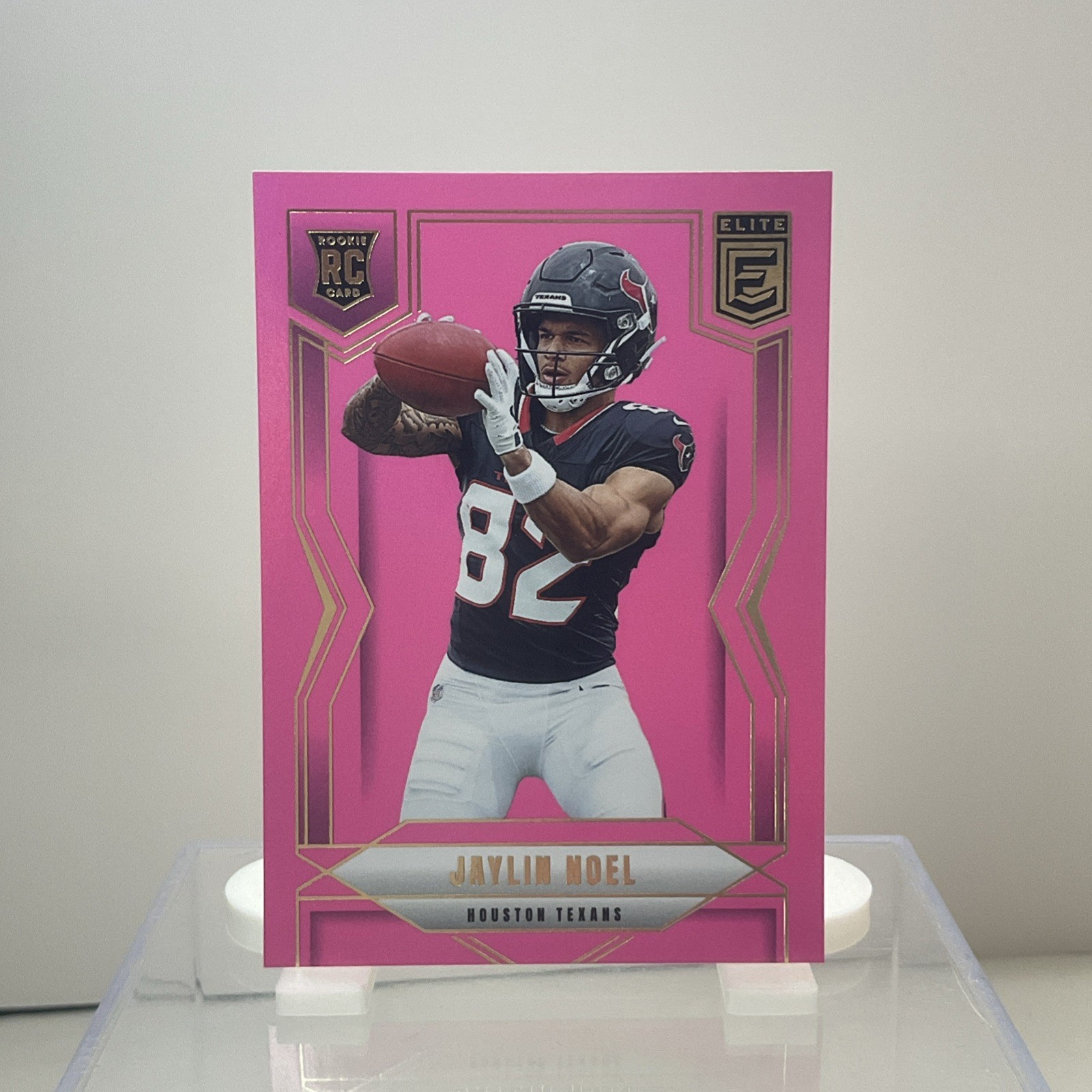 2025 Panini Donruss Elite Jaylin Noel #135 (RC) Pink