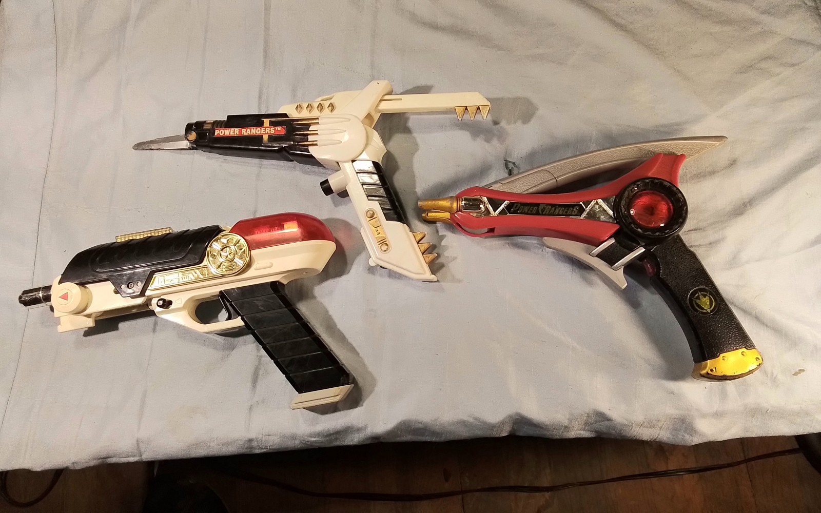 Power Rangers Vintage Weapons!! They Are From 1993, 1996  & 2003.