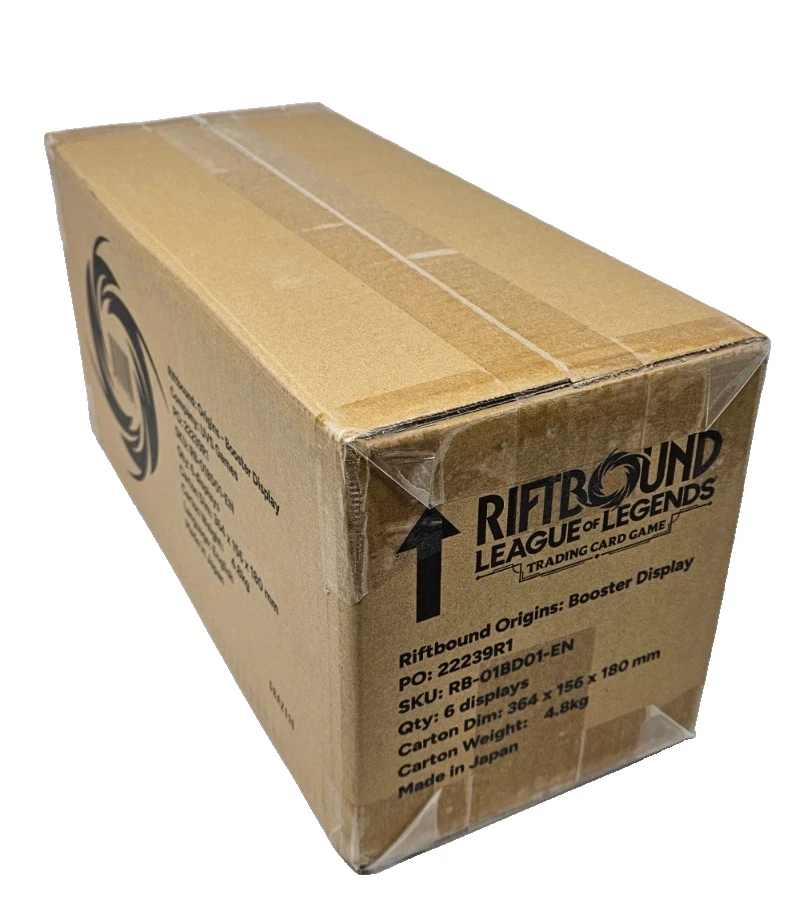RIFTBOUND LEAGUE OF LEGENDS TCG  - ORIGINS BOOSTER BOX CASE (6 BOXES) - ENGLISH - Immagine 2 di 4