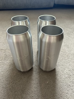 Grey Goose Wodka Isolierte Metall Brille/Tassen Man Cave 