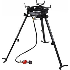 Eastman Outdoors Portable Kahuna Burner with XL Pot and Wok Brackets, 90411