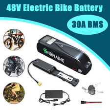 48V 11Ah 15Ah 20Ah Lithium Battery 48Volt Battery with 30A BMS, USB Charge Port