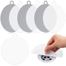 6 Pcs Drain Covers to Keep Bugs Out Silicone Shower Floor Tub Stoppers Bathtu...