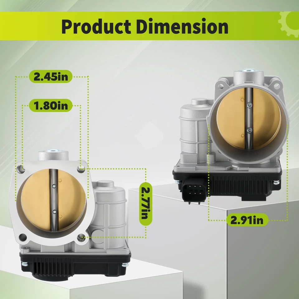 Cuerpo de acelerador genuino OEM para Nissan 350Z Murano Infiniti G35 V6 2003-2007 3,5 L Foto 2 de 4