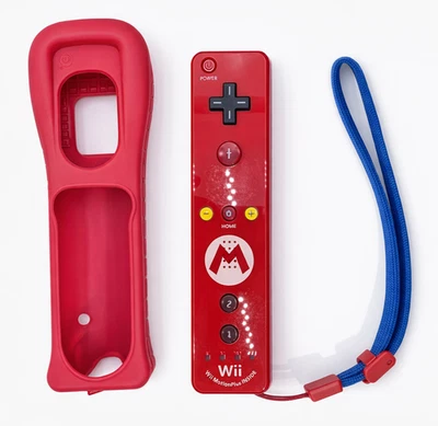 Contrôleur Nintendo Wii Remote Motion Plus Original Édition #Mario Sans OVP - Photo 1/4