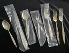 7 Antique Sterling Silver Lunt Lace Point Flatware 243.95 Grams Spoons Forks