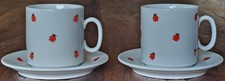 Feinkost Käfer, München, Henkelbecher und Untertasse, (2-Sets) Porzellan