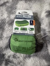 Sea to Summit Aeros Premium Inflatable Pillow Ultralight Large Sea Foam New