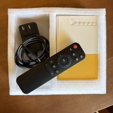 LED Mini Projector Great Conditon Cable And Remote Included bundle