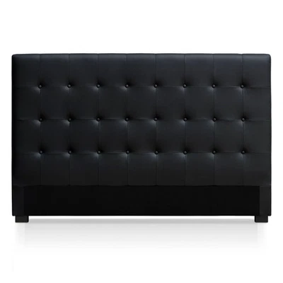 Tête de Lit Capitonnée "Amor" 180cm Noir - Photo 1/2